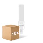 Flerpack 10x Noxion Lucent PL-S LED 2.8W - 827 Extra Varm Vit | 2-Stift - Ersättare 5W