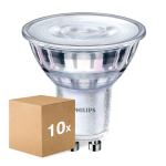 Flerpack 10x Philips Corepro LED Spot GU10 PAR16 3.5W 265lm 36D - 830 Varm Vit | Ersättare 35W