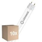 Flerpack 10x Ledvance LED Rör T8 EM Superior (EM/Mains) High Output T8 6.3W 1100lm - 840 Kallvit | 60cm - Ersättare 18W